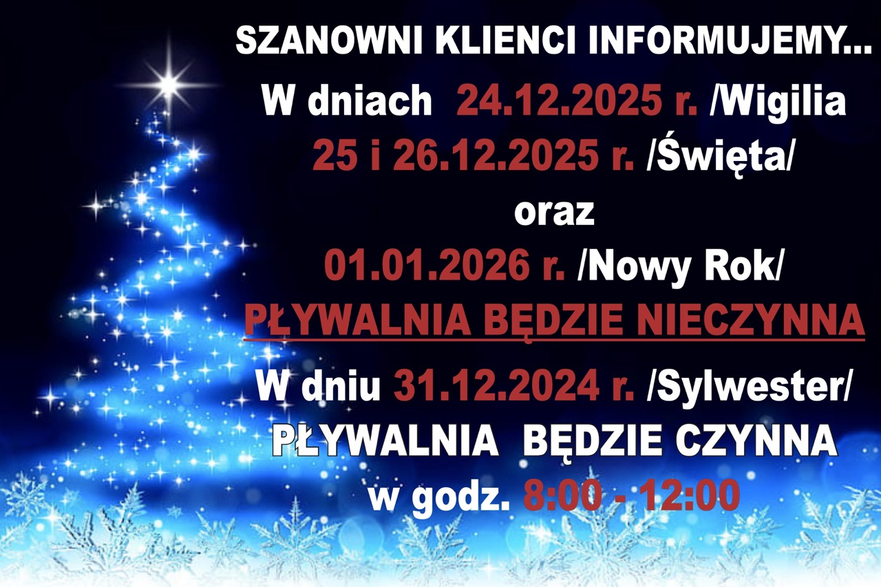 Informacja świąteczna